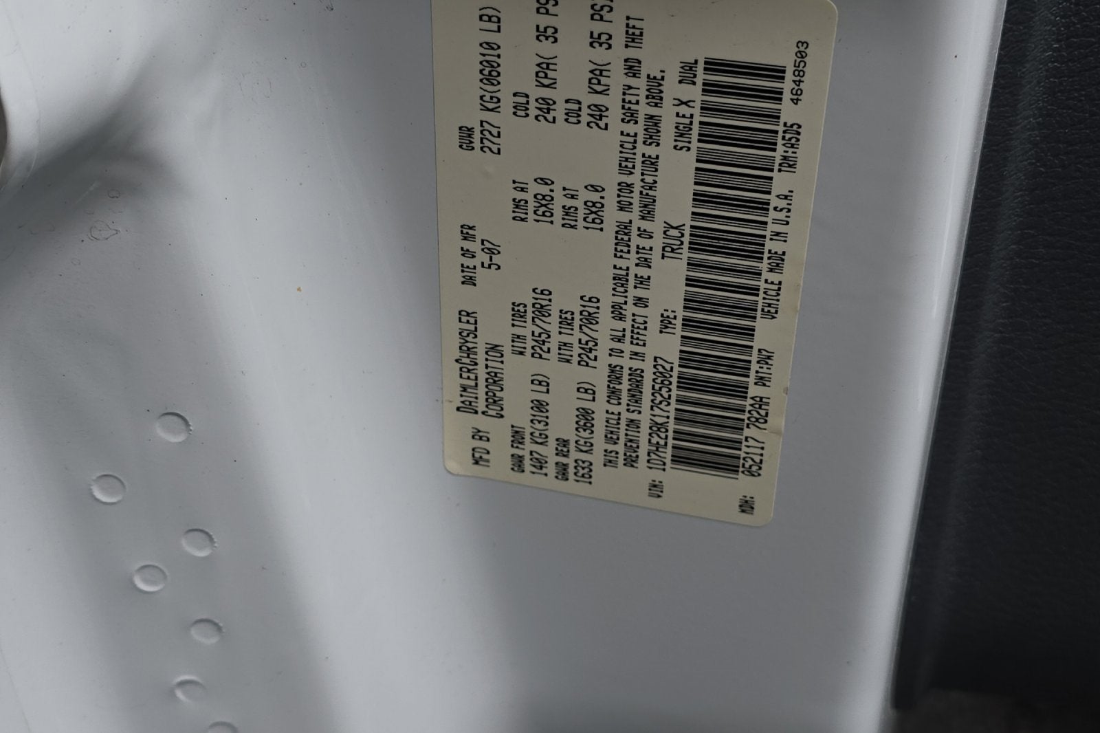 2007 Dodge Dakota ST