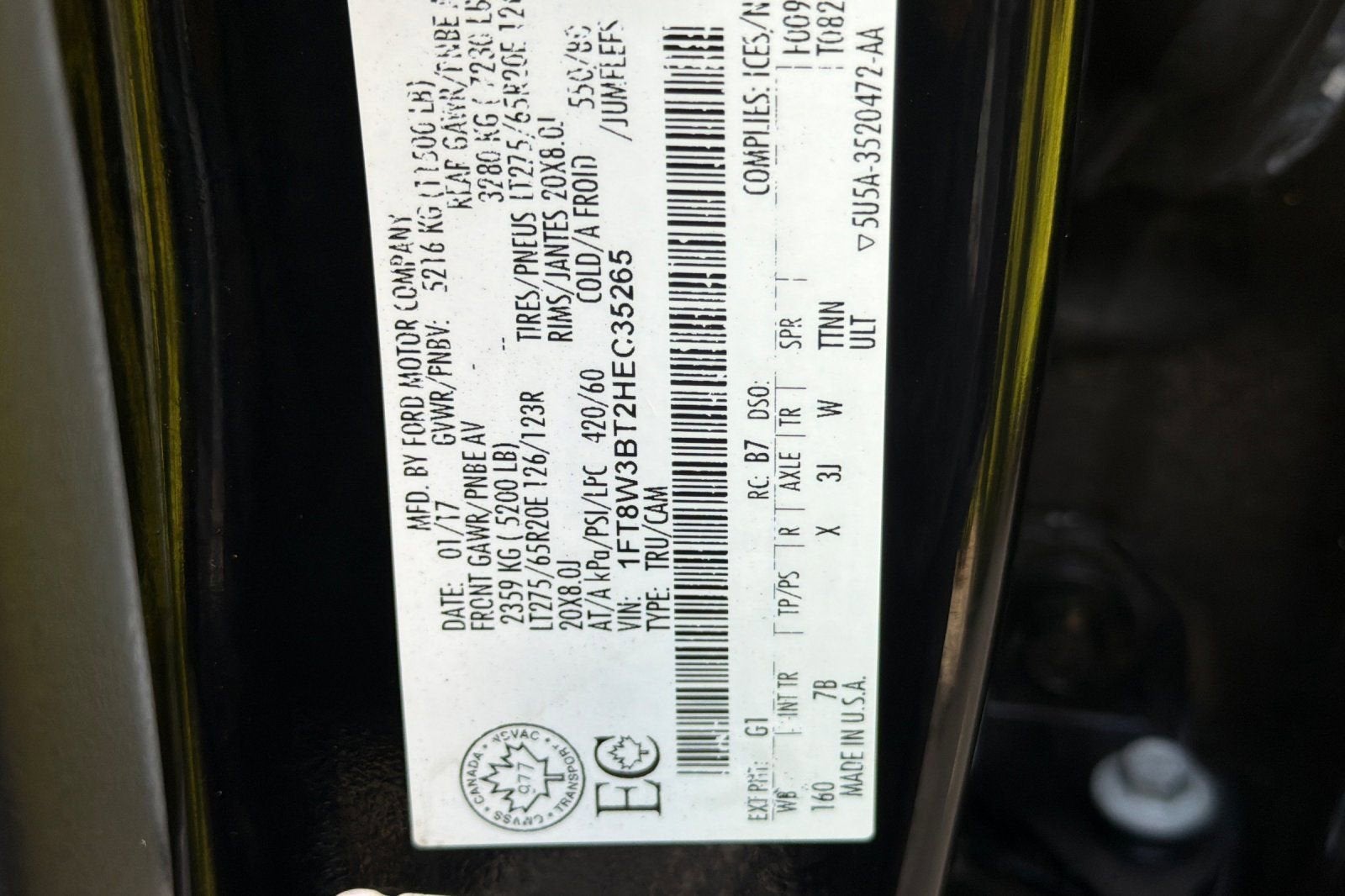 2017 Ford Super Duty F-350 SRW Platinum