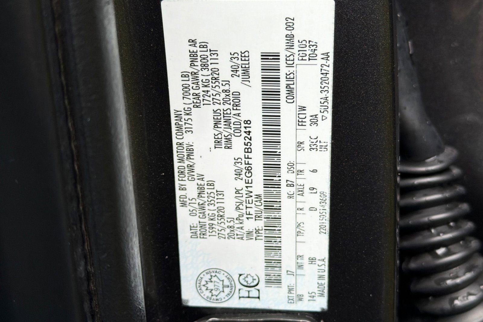 2015 Ford F-150 XLT
