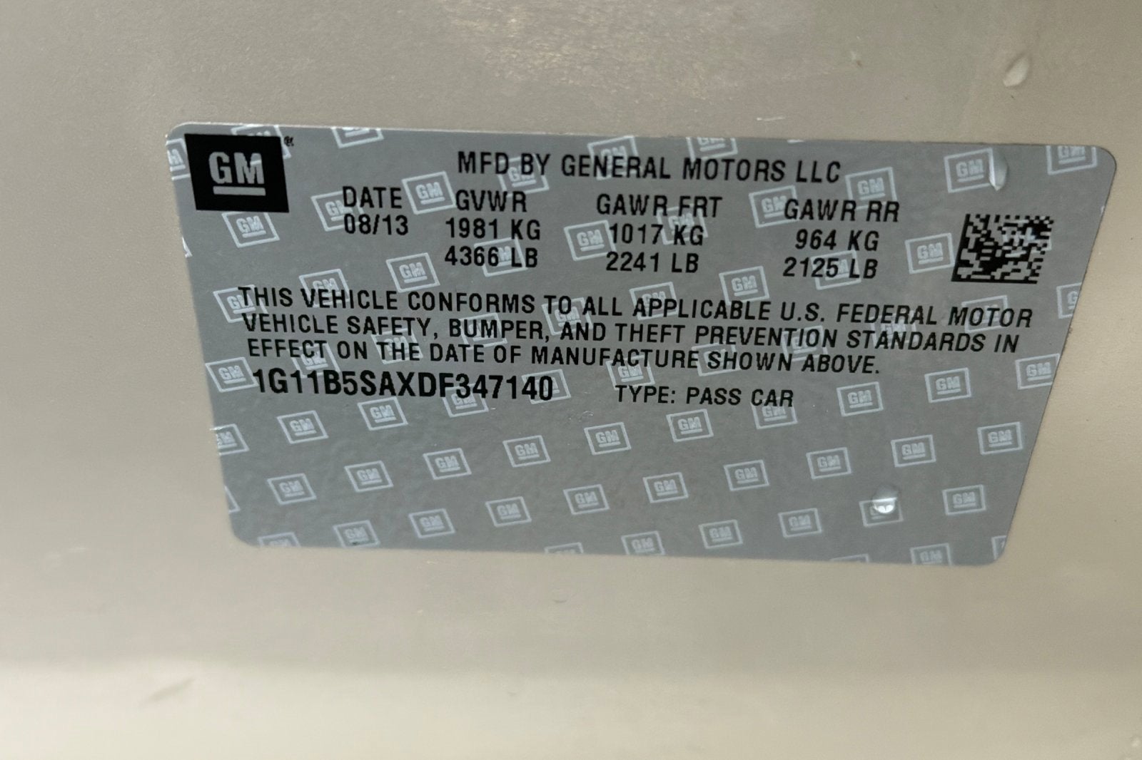 2013 Chevrolet Malibu LS