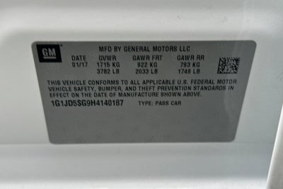 2017 Chevrolet Sonic LT