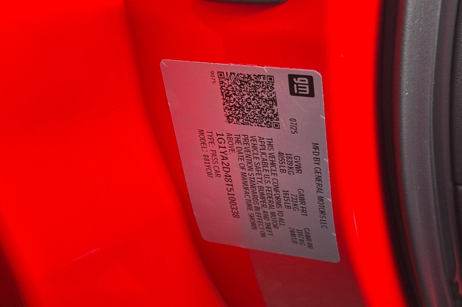 2026 Chevrolet Corvette Stingray 1LT