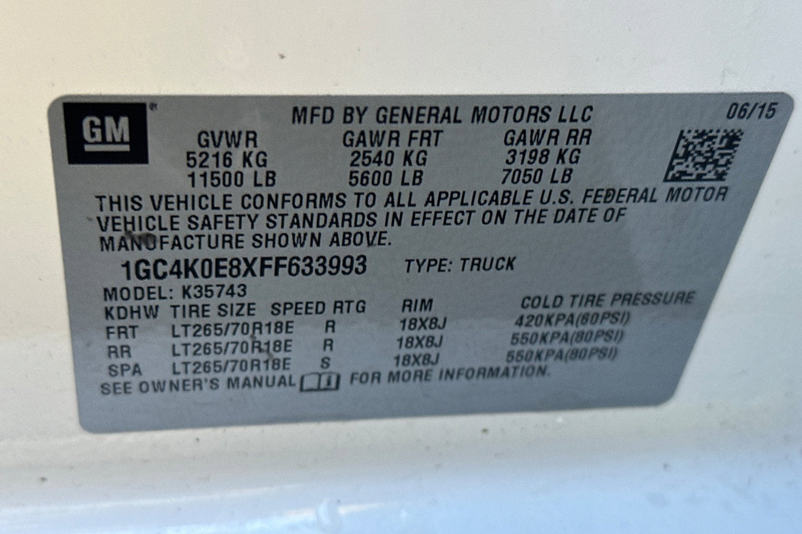 2015 Chevrolet Silverado 3500 HD LTZ