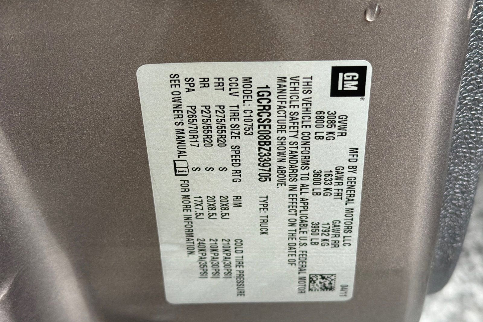 2011 Chevrolet Silverado 1500 LT