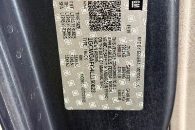 2020 Chevrolet Express Cargo 2500 WT