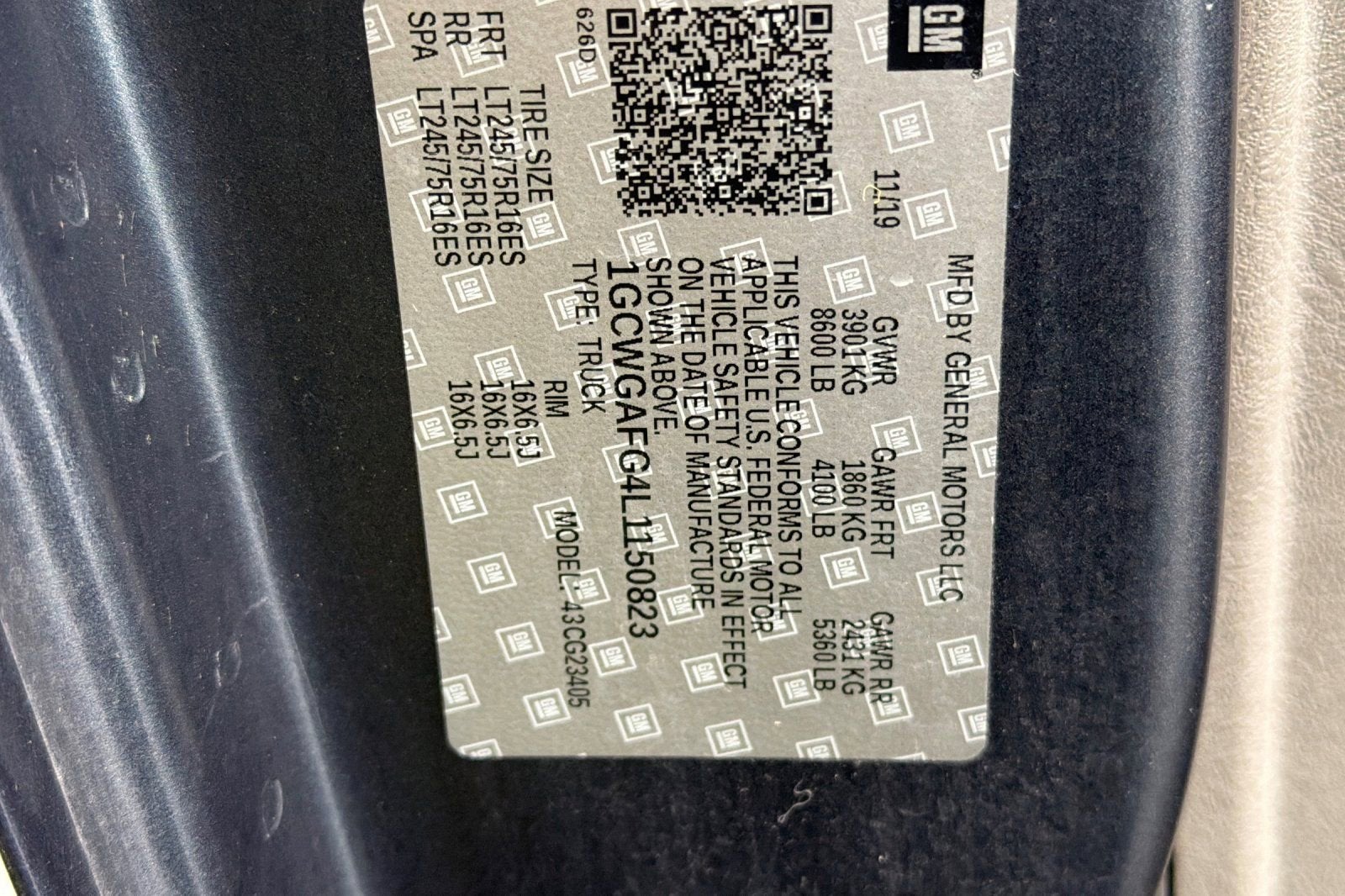 2020 Chevrolet Express Cargo 2500 WT