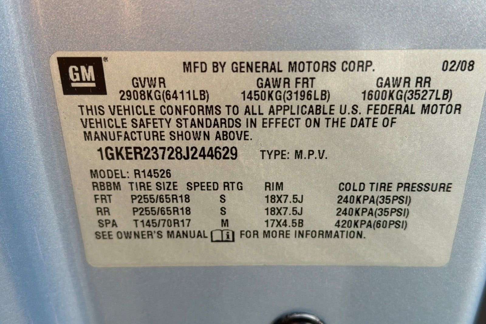 2008 GMC Acadia SLT1