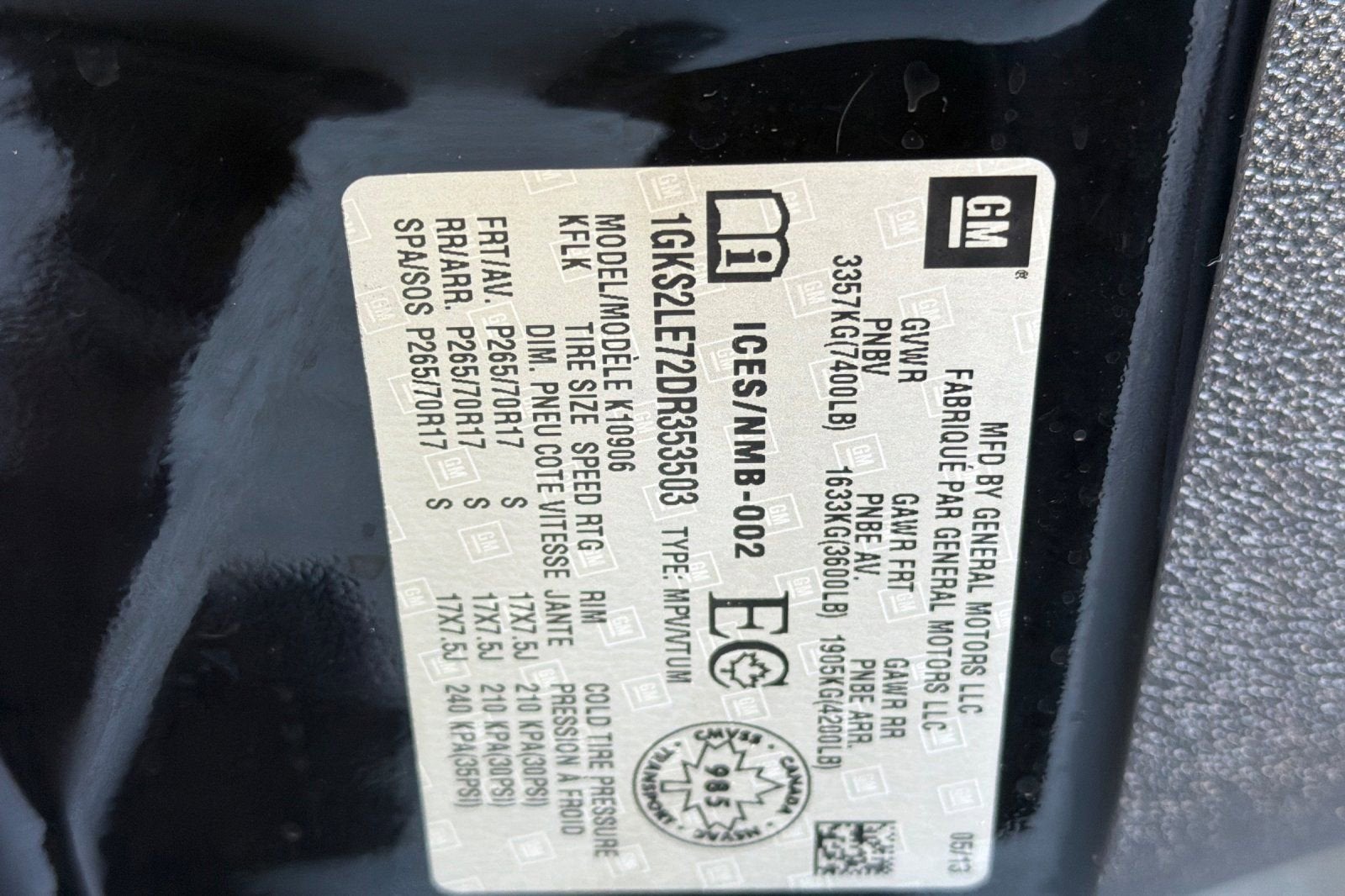 2013 GMC Yukon XL SLT