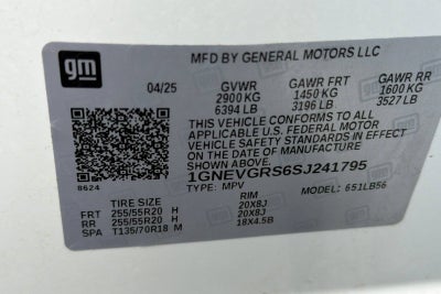 2025 Chevrolet Traverse LT