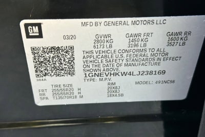 2020 Chevrolet Traverse LT Leather