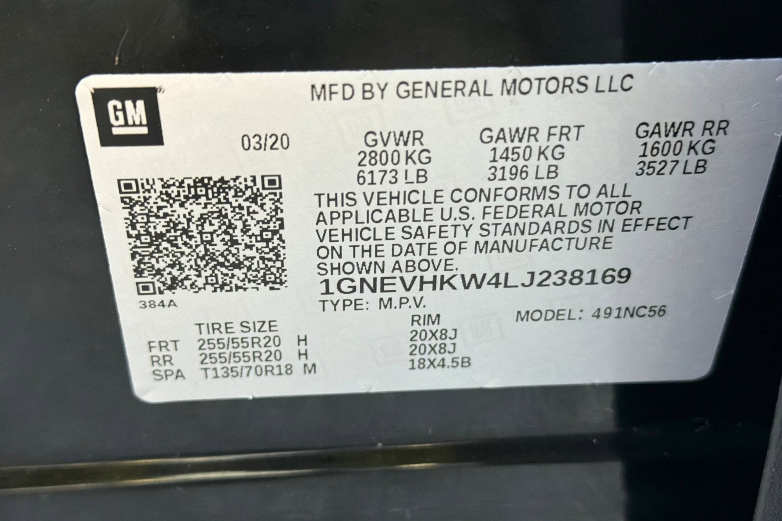 2020 Chevrolet Traverse LT Leather