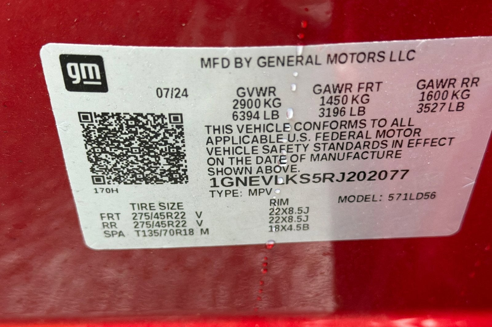 2024 Chevrolet Traverse RS