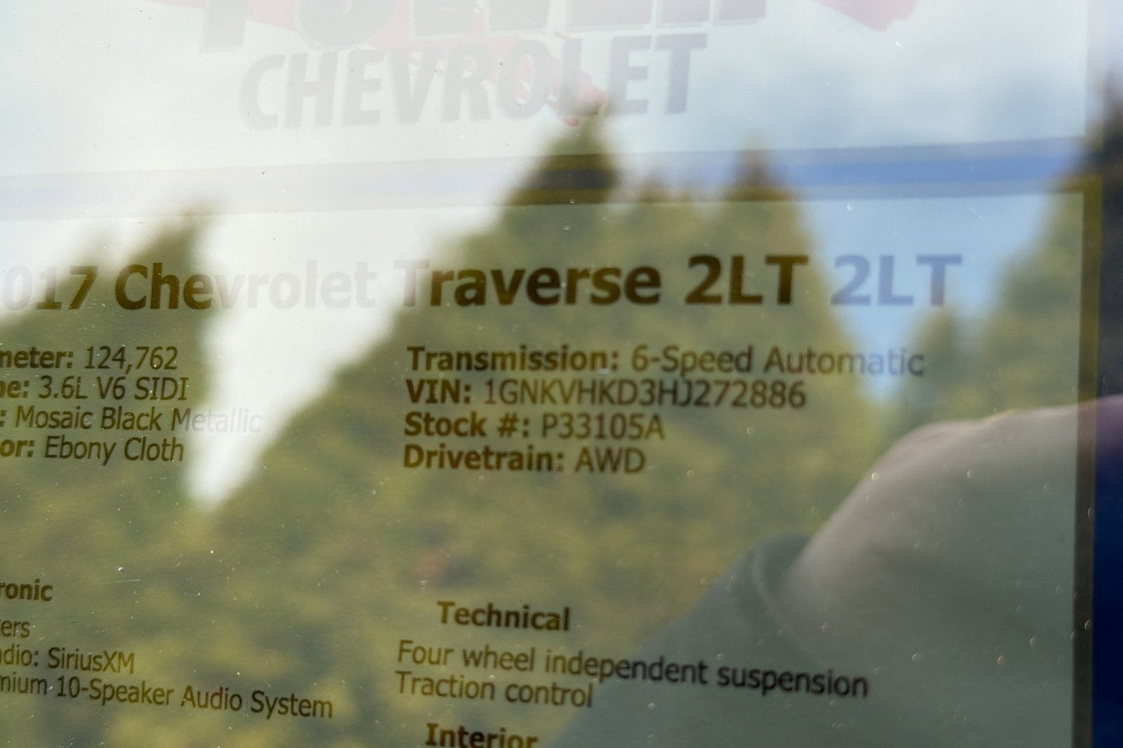 2017 Chevrolet Traverse LT