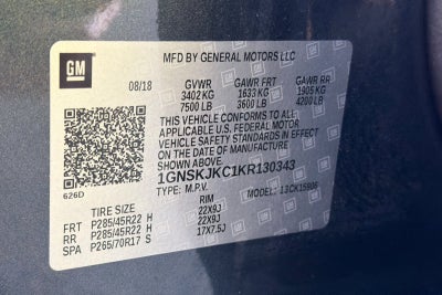 2019 Chevrolet Suburban Premier