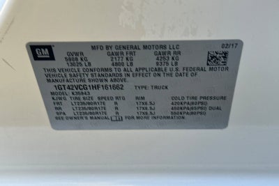 2017 GMC Sierra 3500 HD CREW CAB 4WD 167.