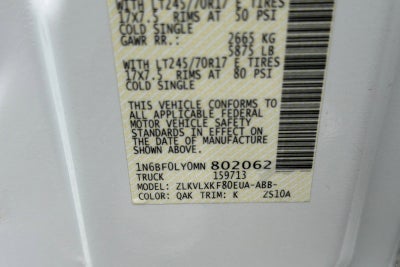 2021 Nissan NV Cargo SV