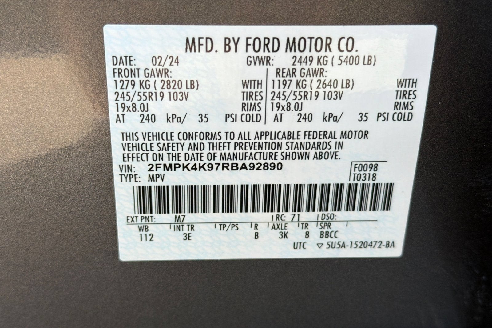 2024 Ford Edge Titanium