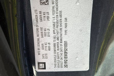 2015 Chevrolet Camaro SS