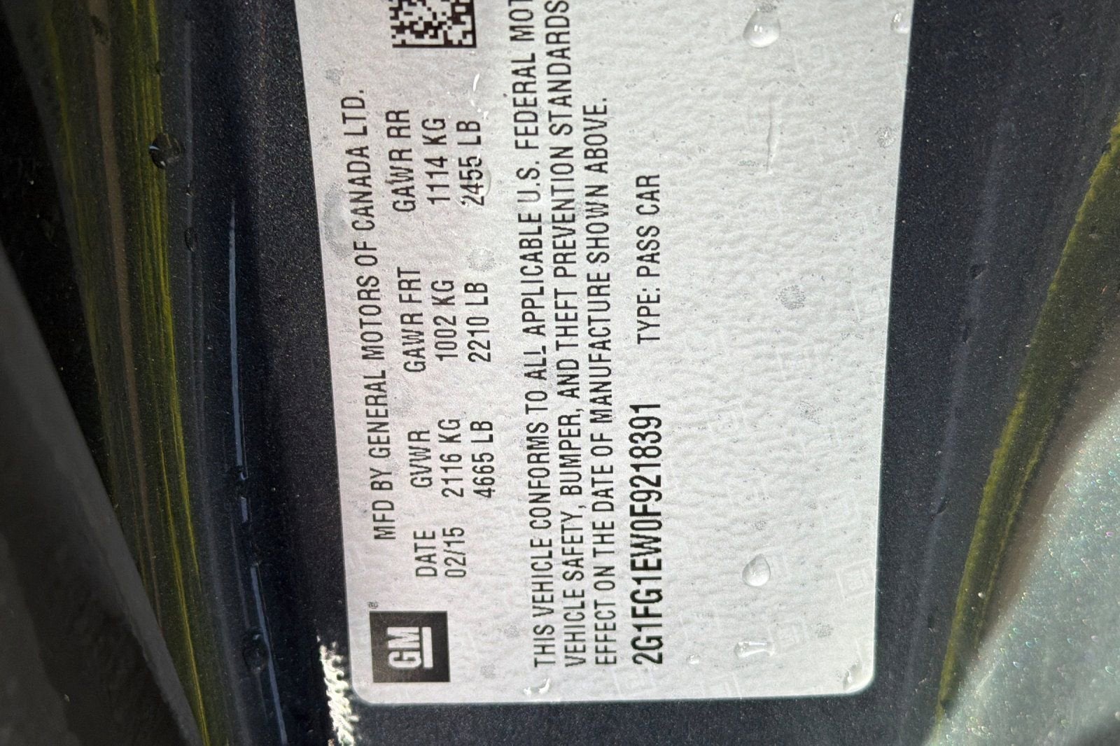 2015 Chevrolet Camaro SS