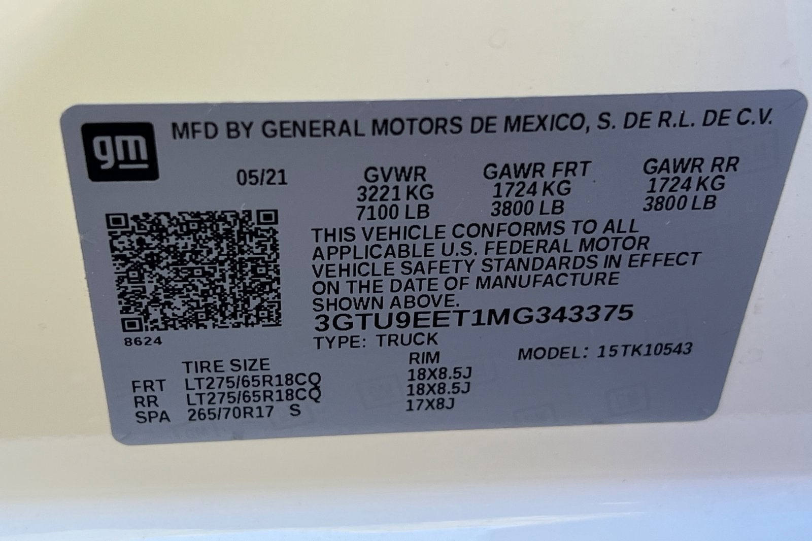 2021 GMC Sierra 1500 AT4