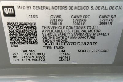2024 GMC Sierra 1500 AT4X