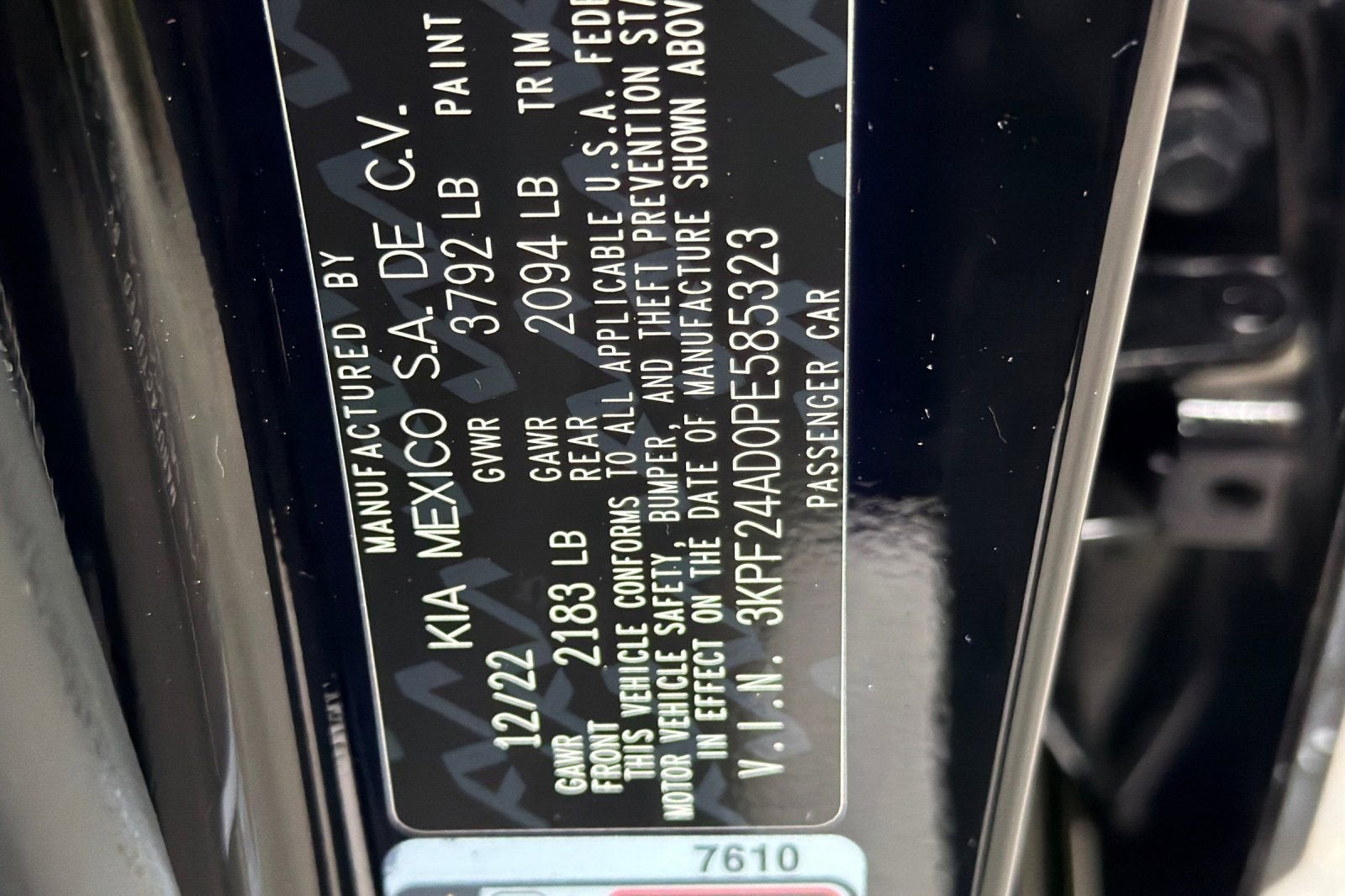 2023 Kia Forte LXS