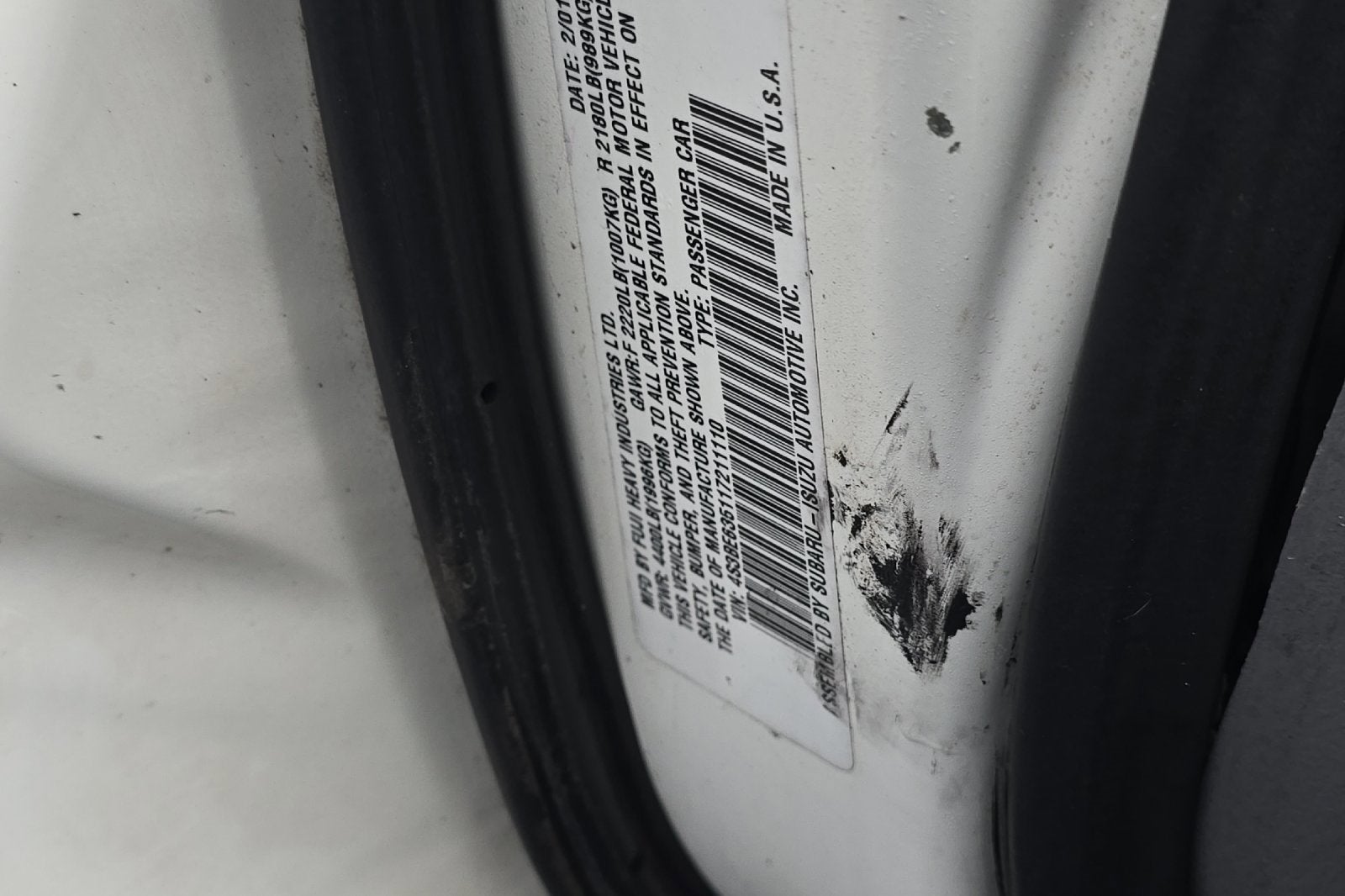 2001 Subaru Legacy Sedan L