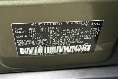 2016 Subaru Outback 2.5i Premium