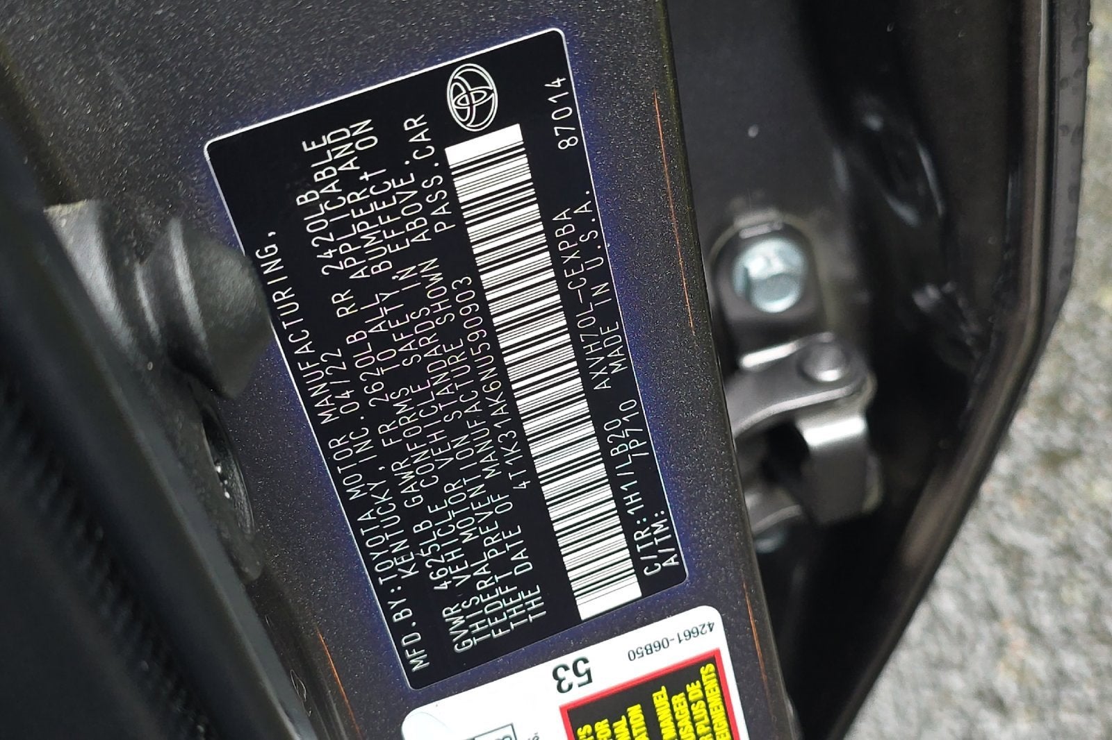 2022 Toyota Camry Hybrid XSE