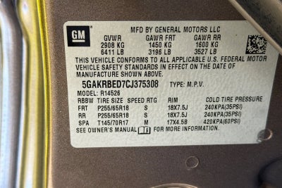 2012 Buick Enclave Convenience