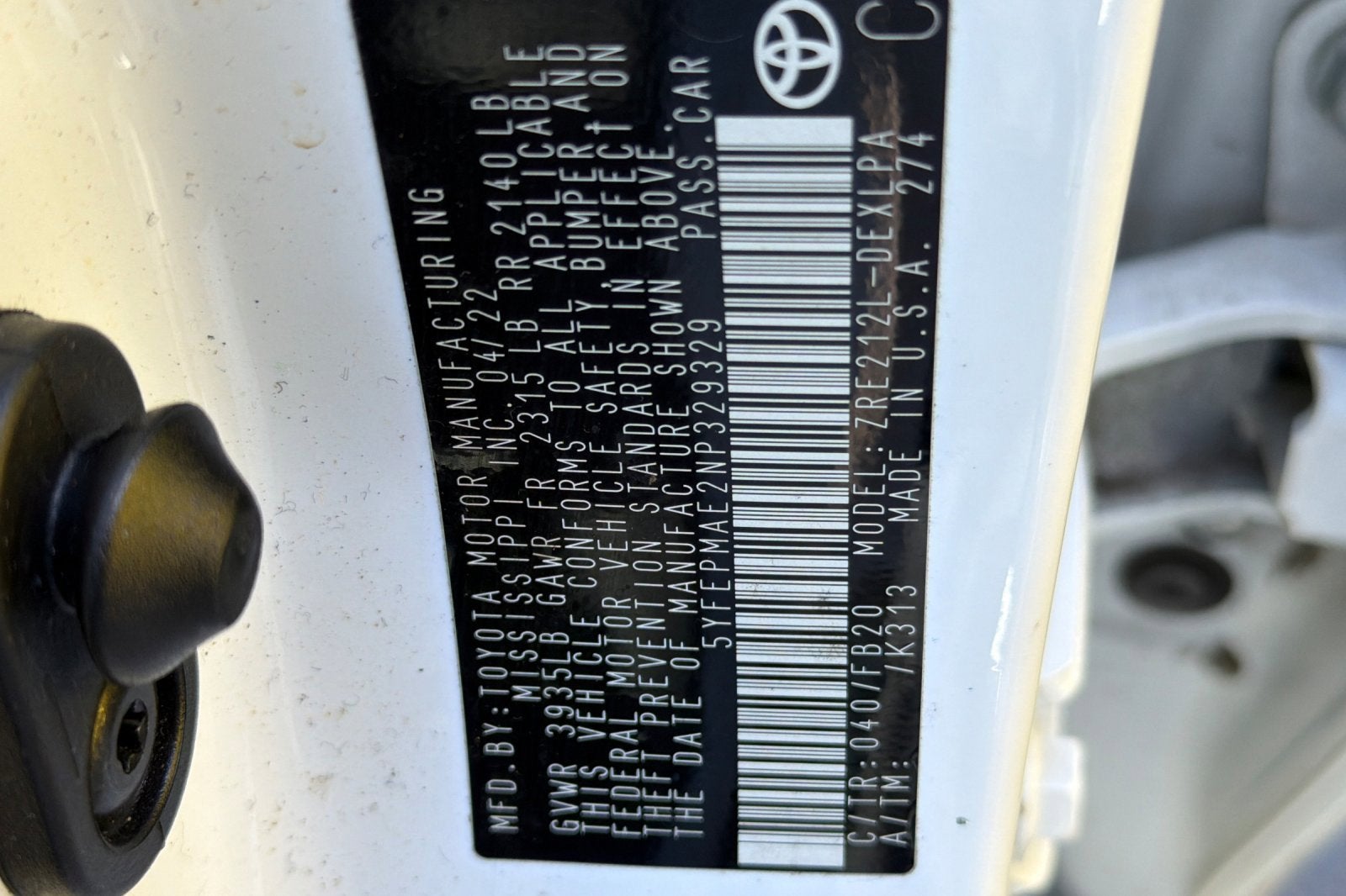 2022 Toyota Corolla LE