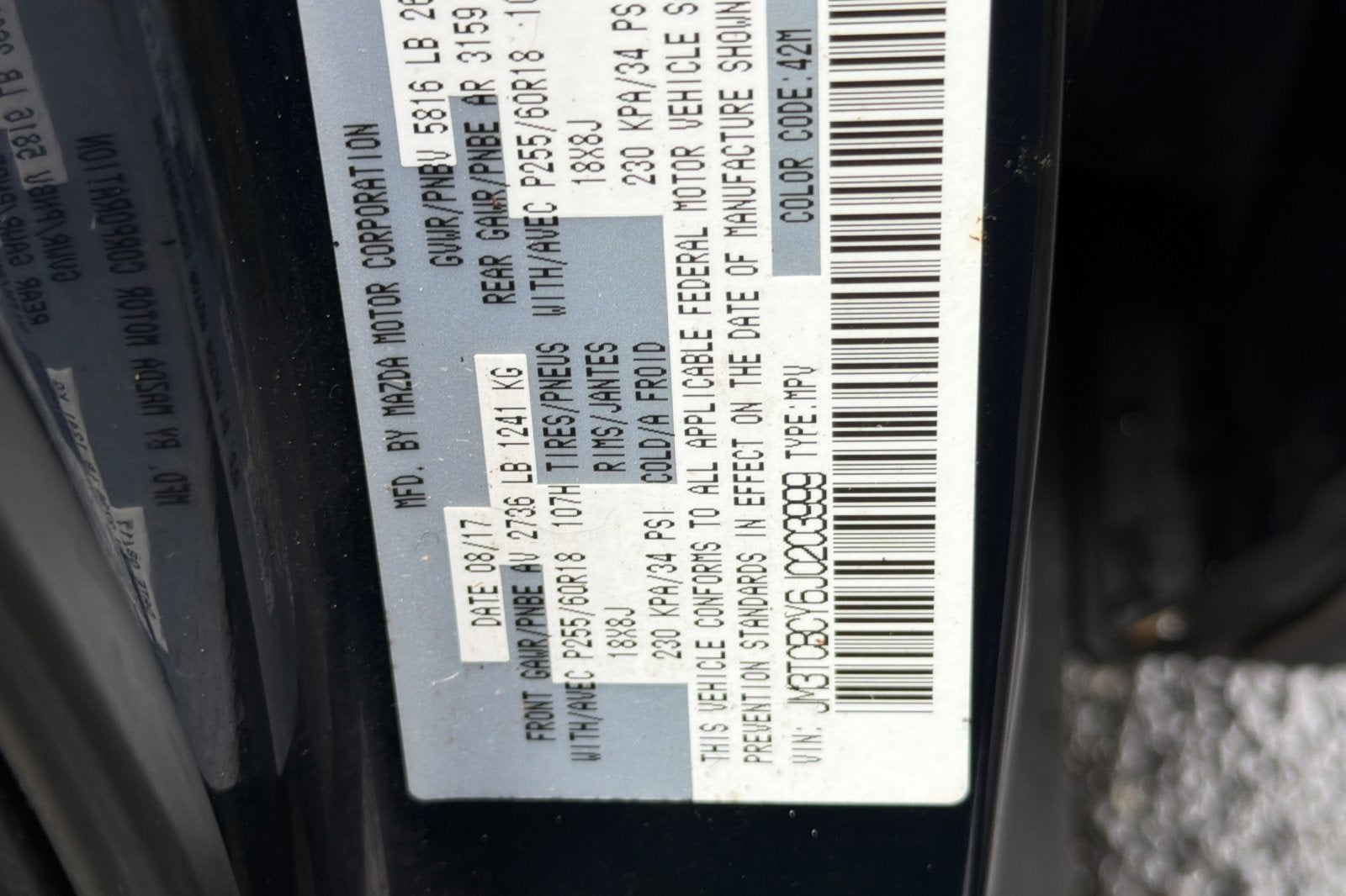 2018 Mazda Mazda CX-9 Touring