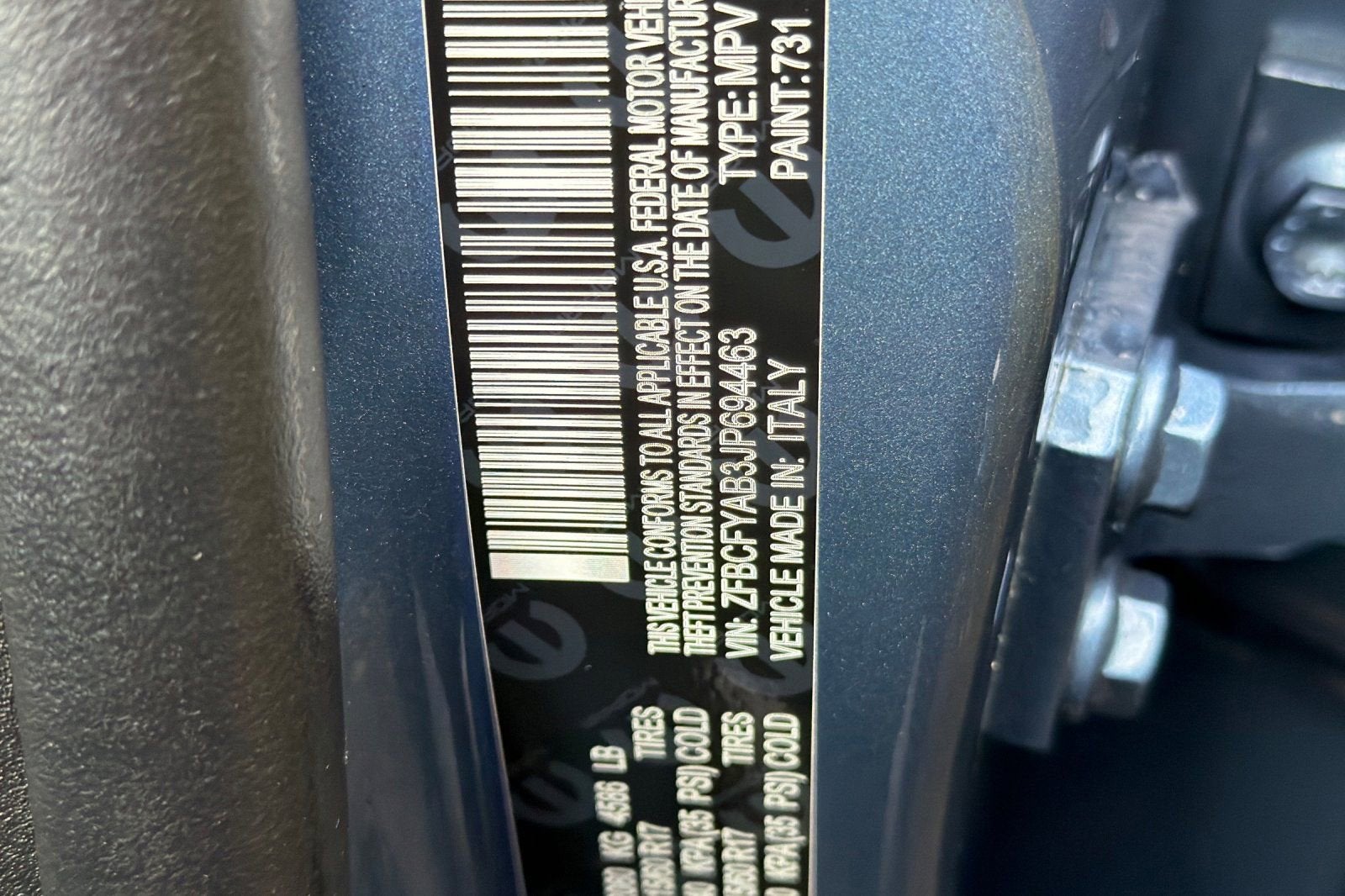 2018 FIAT 500X Blue Sky Edition