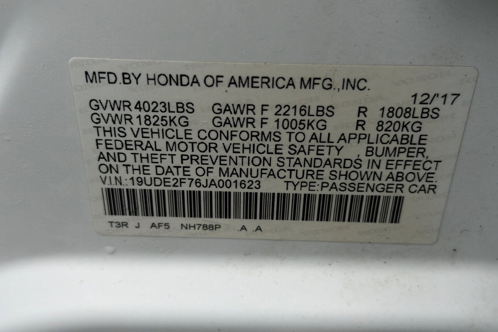 2018 Acura ILX w/Premium Pkg