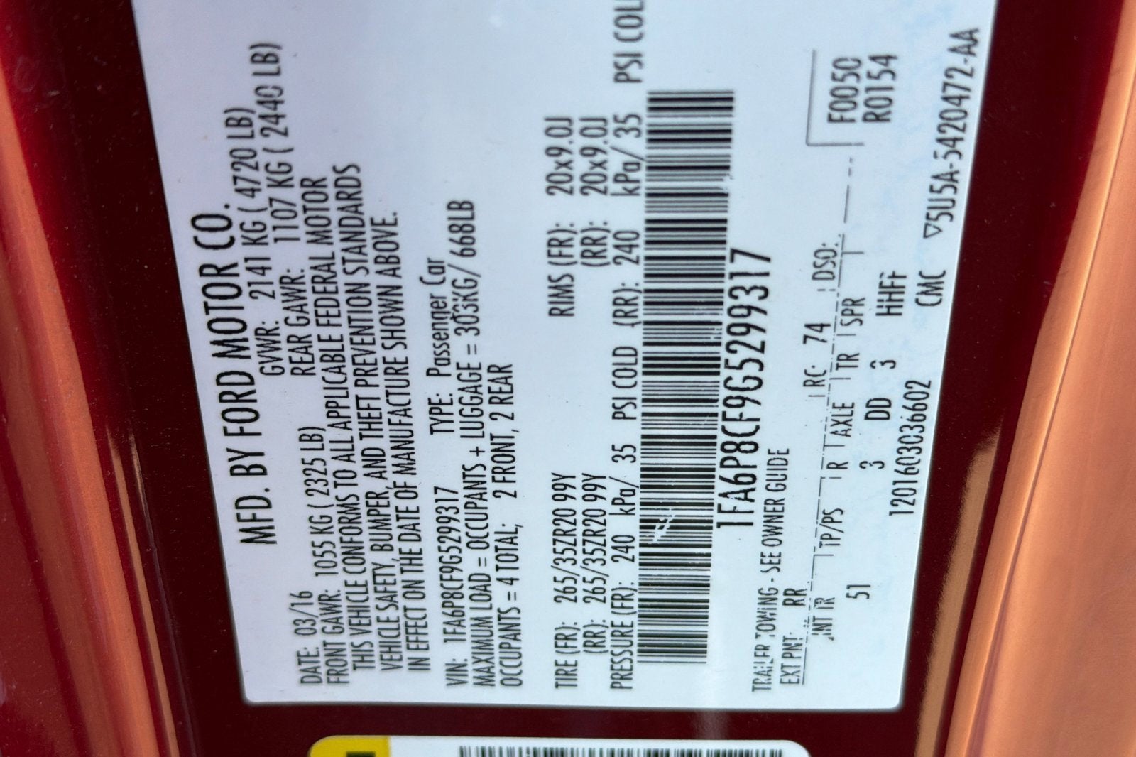 2016 Ford Mustang GT