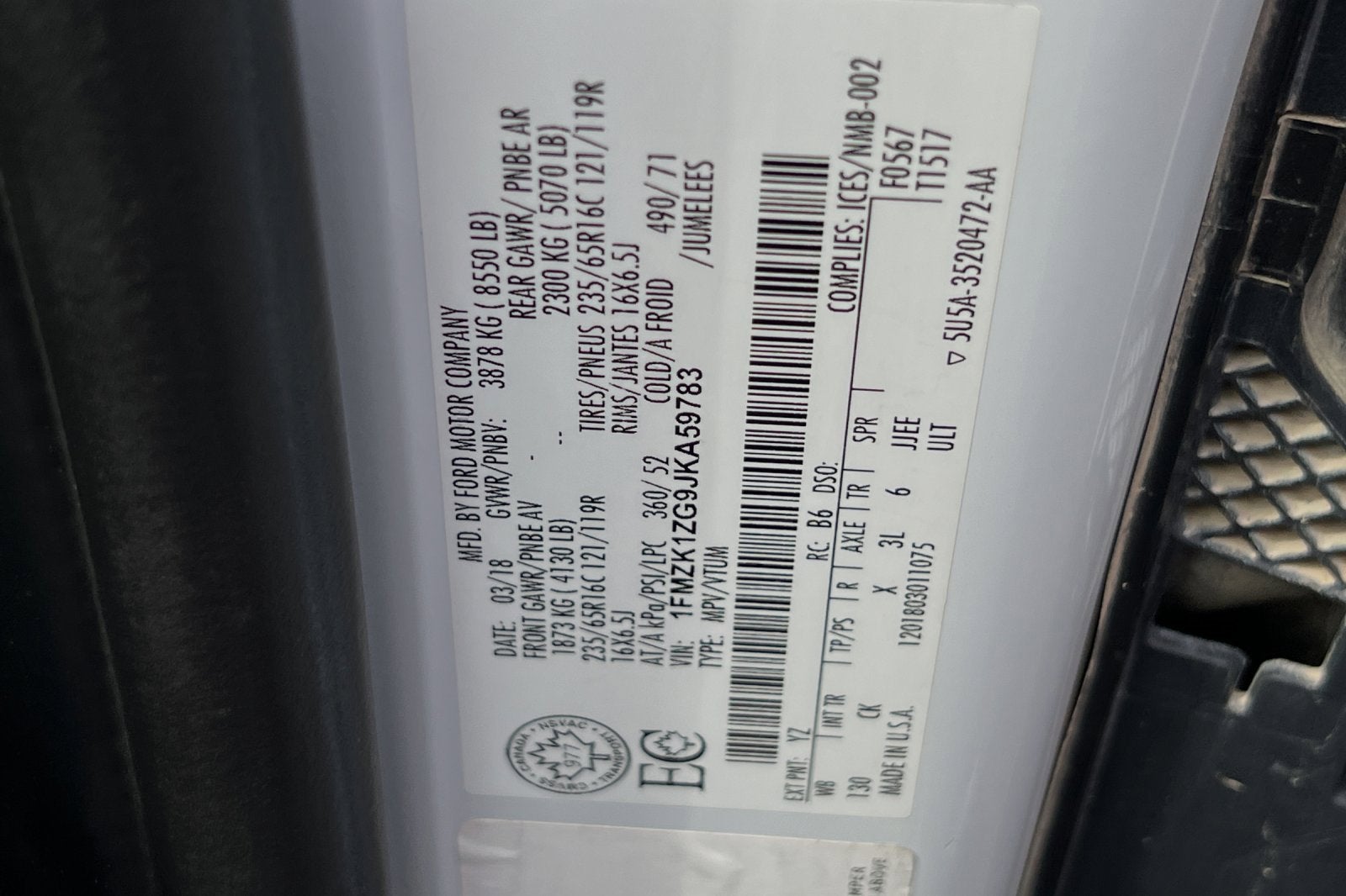 2018 Ford Transit Passenger Wagon XL