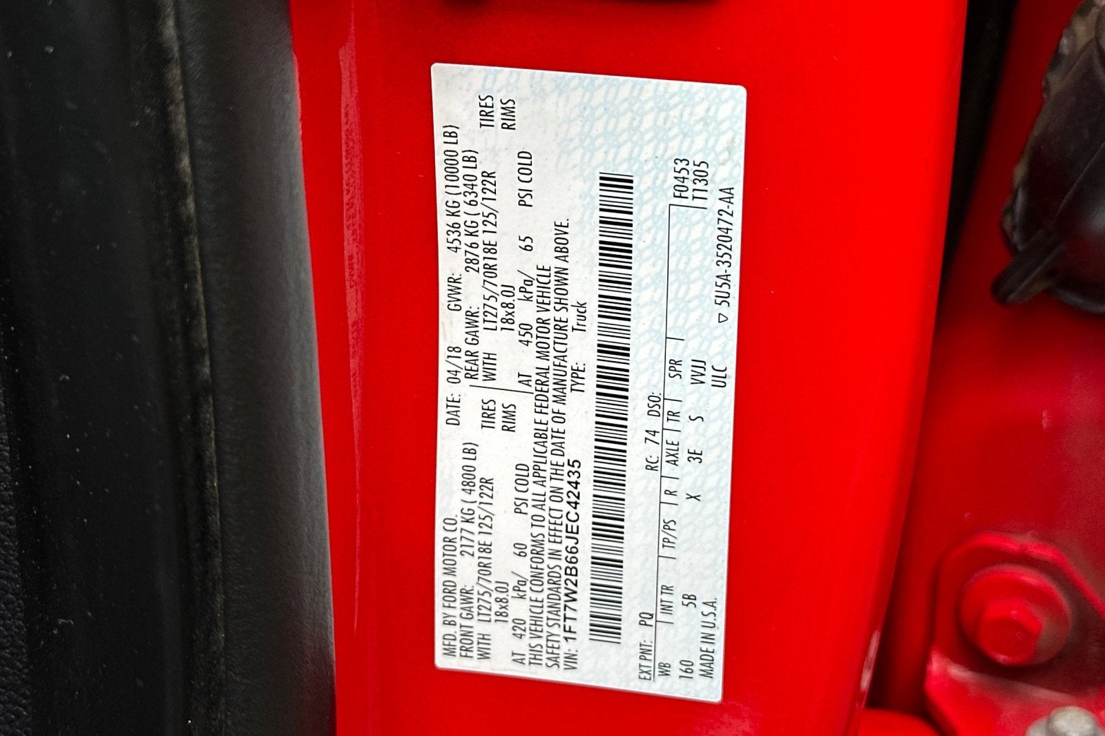 2018 Ford Super Duty F-250 SRW XL