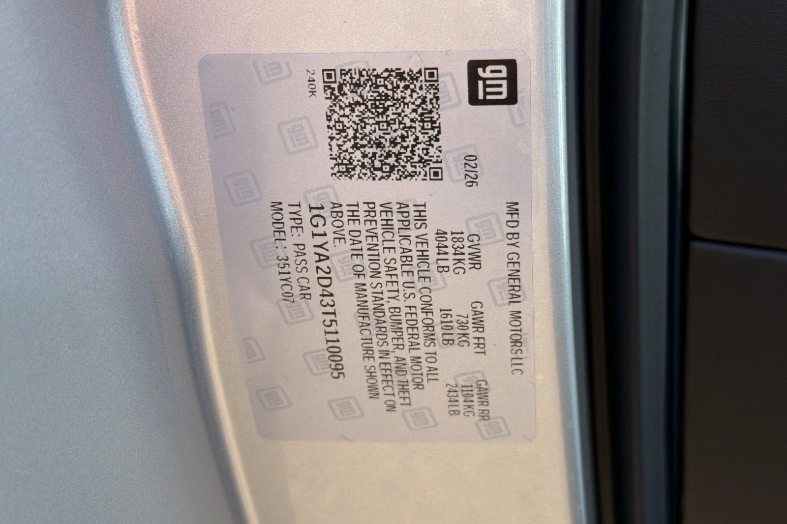 2026 Chevrolet Corvette Stingray 1LT