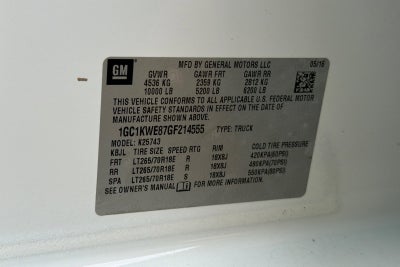 2016 Chevrolet Silverado 2500 HD LTZ