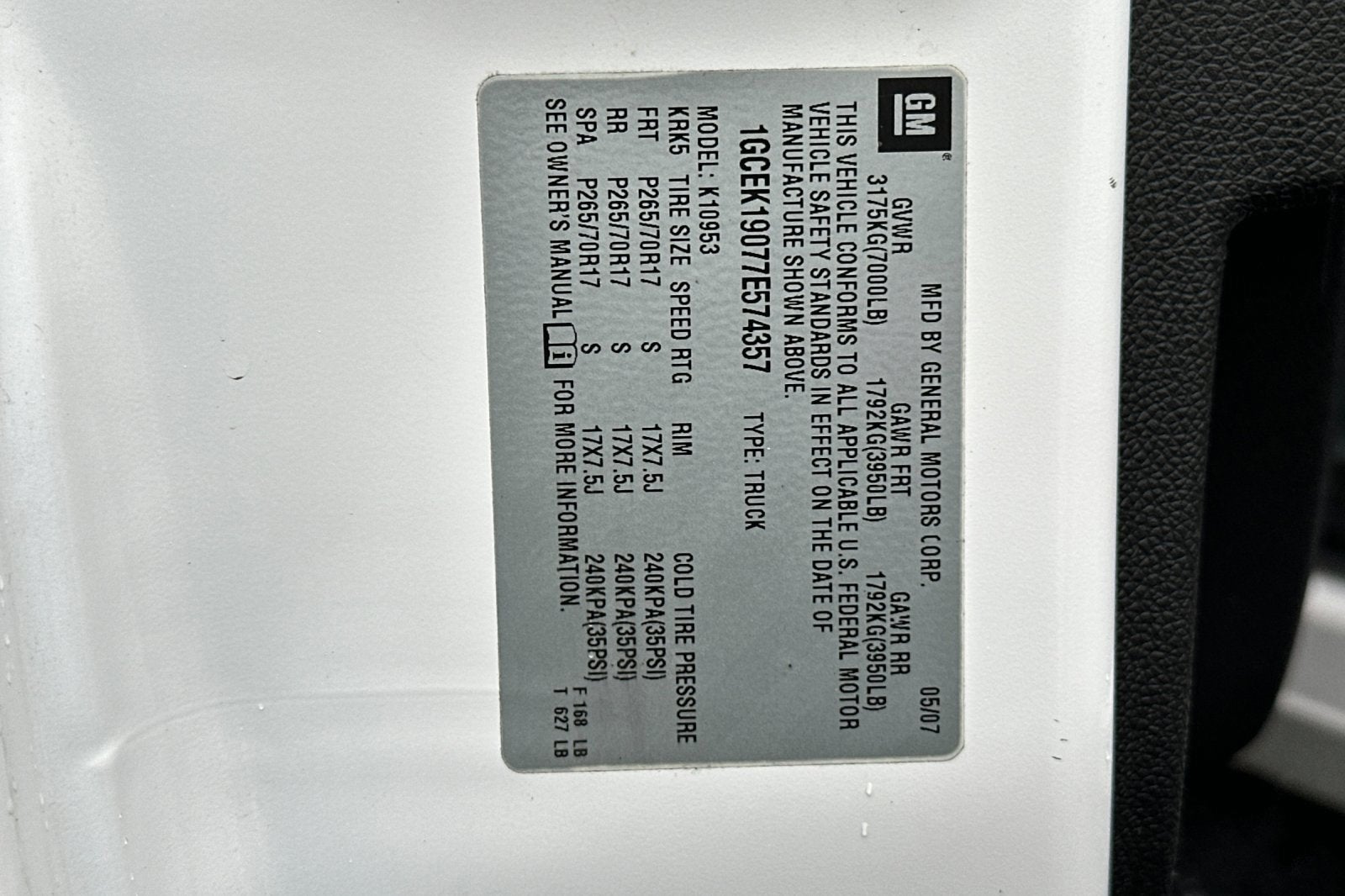 2007 Chevrolet Silverado 1500 LT w/2LT