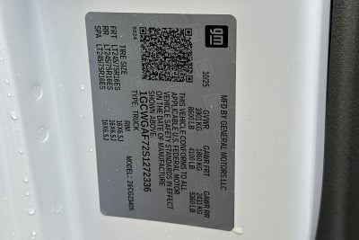 2025 Chevrolet Express Cargo 2500 WT