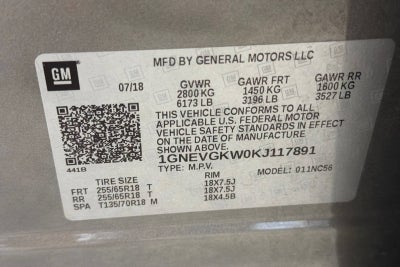 2019 Chevrolet Traverse LT Cloth