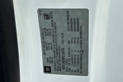 2015 GMC Sierra 2500 HD REG CAB 2WD 133.6