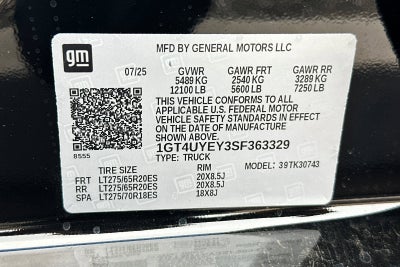 2025 GMC Sierra 3500 HD Denali Ultimate