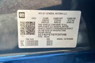 2026 GMC Sierra 3500 HD Denali Ultimate DRW