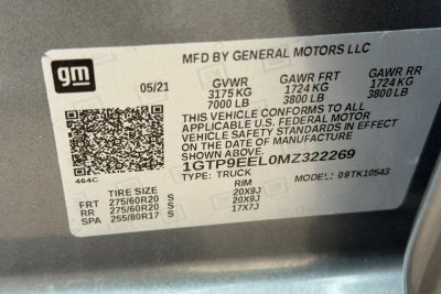 2021 GMC Sierra 1500 AT4