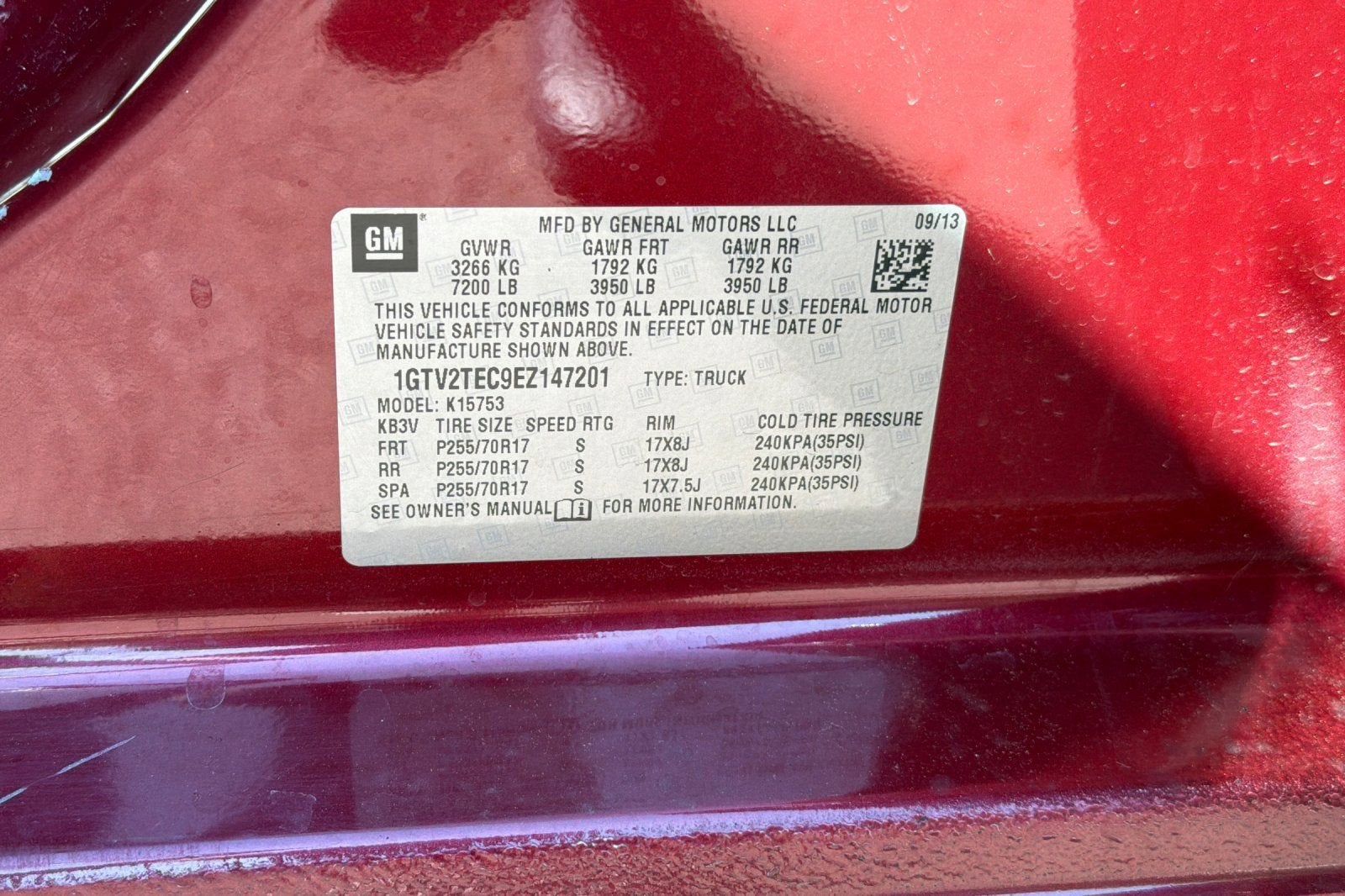 2014 GMC Sierra 1500 DBL CAB 4WD 143.5