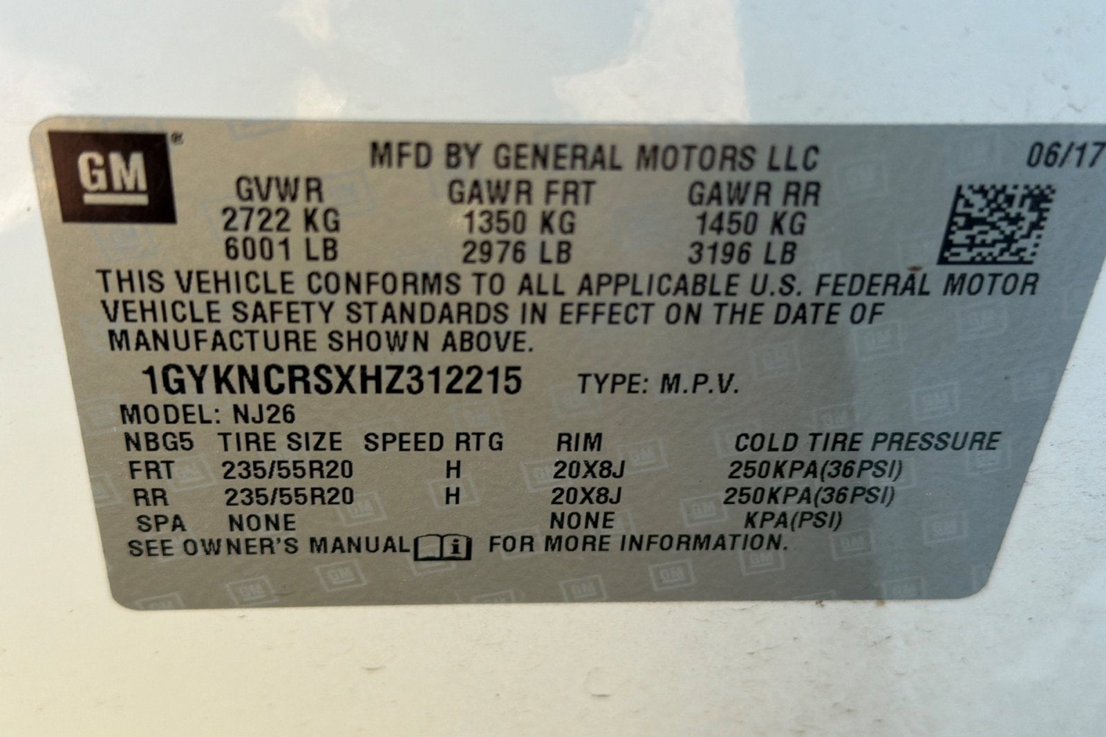 2017 Cadillac XT5 Premium Luxury FWD