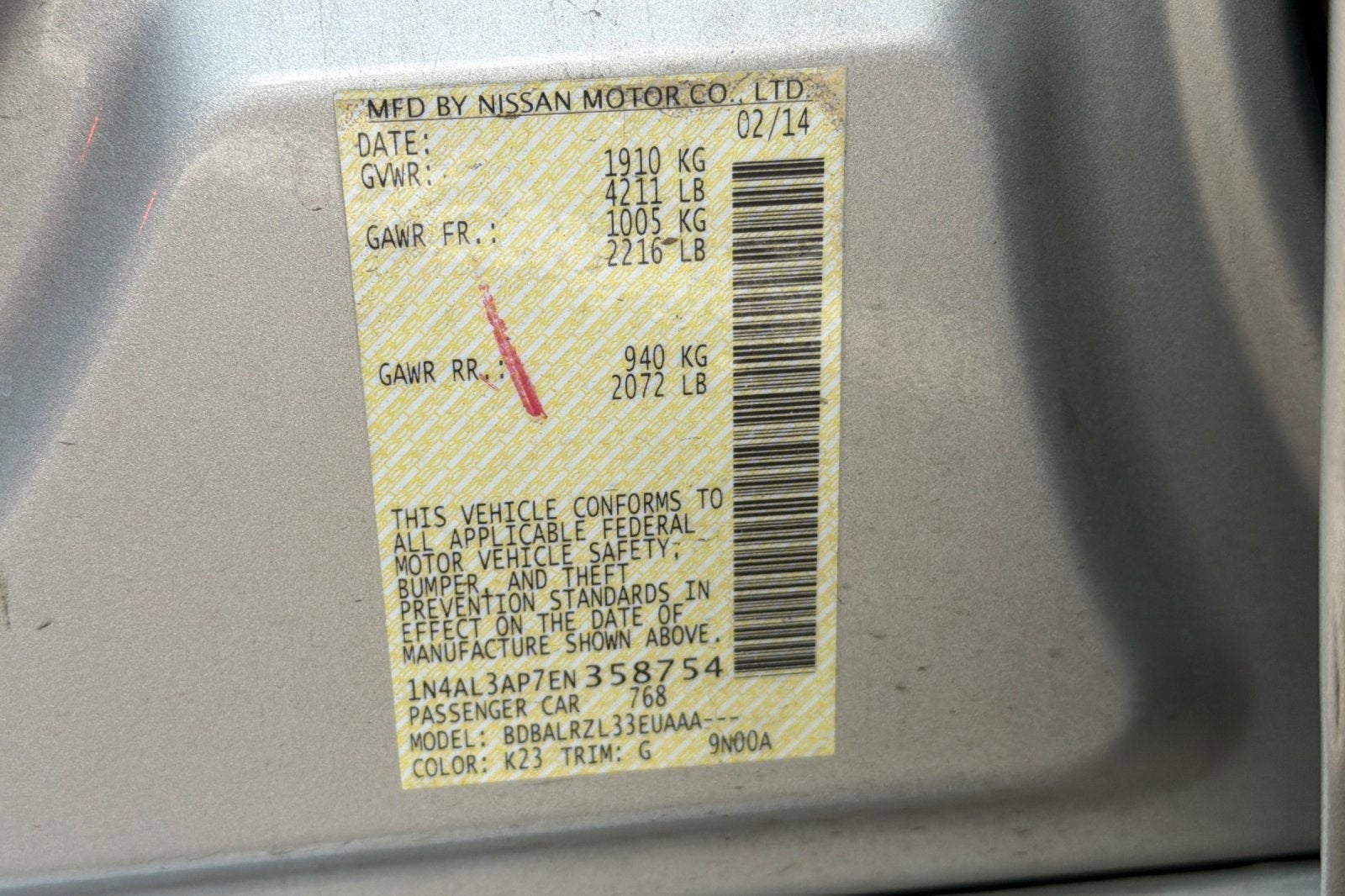 2014 Nissan Altima 2.5