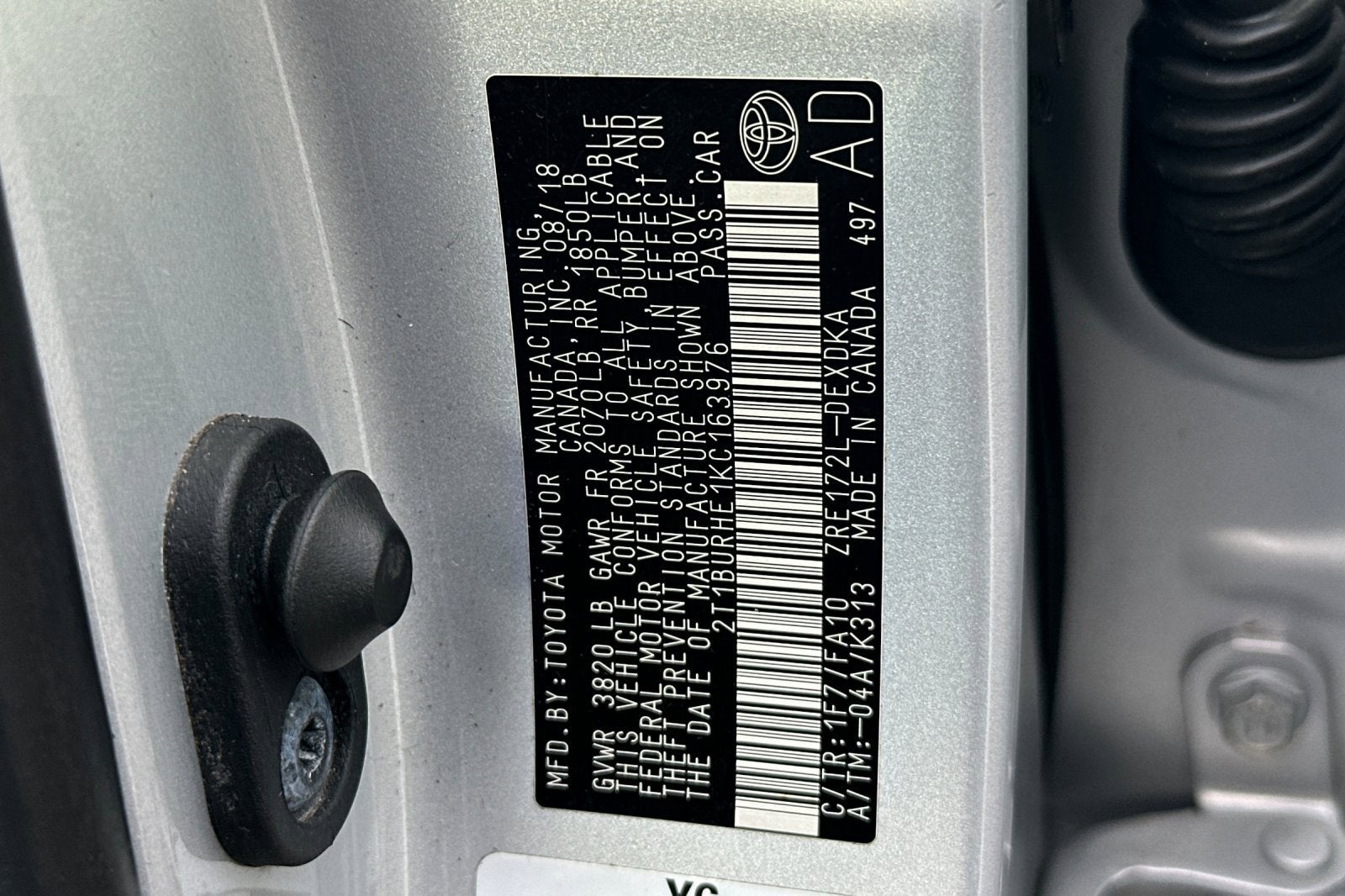 2019 Toyota Corolla L